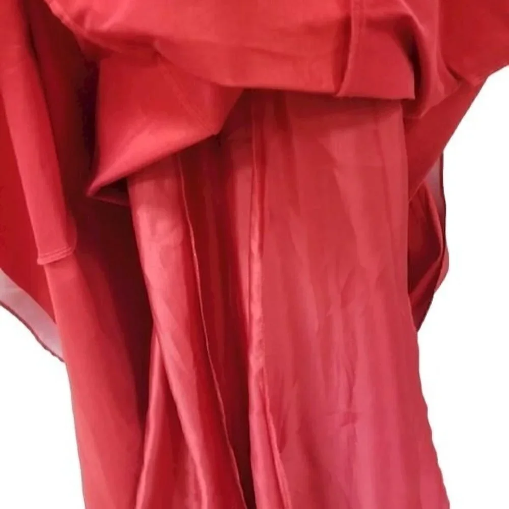 MacDuggal Red Sequin Formal Mermaid Evening Dress Ball Gown Size 0/2